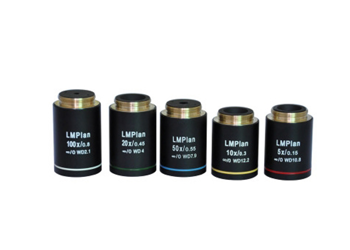 WD-3005 無限遠平場消色差物鏡 5倍 10倍20倍 50倍