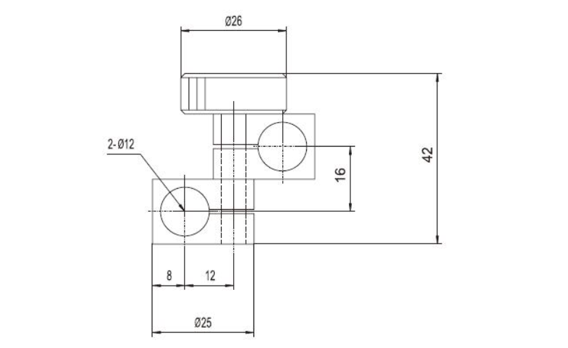 PG03-12交叉桿架，可以將2 根接桿按所需任意角度組合在一起