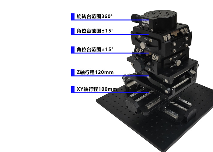 派迪威手動(dòng)多維臺 六維調(diào)節(jié)臺SDZ-606M